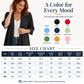 📢📢 Alle tragen es – noch nicht? Jetzt 50%!🌺Damen leichter Chiffon-Cardigan mit offener Vorderseite