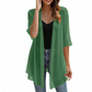 📢📢 Alle tragen es – noch nicht? Jetzt 50%!🌺Damen leichter Chiffon-Cardigan mit offener Vorderseite
