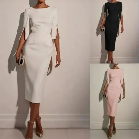 🎪 Neuheiten-Launch + 50% = doppelte Überraschung! Figurbetontes Bleistiftkleid für Damen