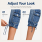 💨 Wer zögert, zahlt mehr – kein Scherz! Damen Capri-Jeans mit geradem Bein