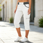 👖Capri-Cargo-Hose mit hoher Taille für Damen