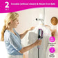 🥳💞Über 50.000 verkaufte Exemplare! 💥 2-in-1-Dampfbügeleisen – tötet 99,99 % der Milben und Bakterien ab. 5 Sekunden Aufheizzeit, 150-ml-Wassertank. Keramik-Bügelsohle für gleichmäßige Wärmeverteilung. Geeignet für alle Stoffe, von Seide bis Baumwolle