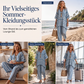 👗Locker sitzendes gestreiftes 2-teiliges Freizeitset mit V-Ausschnitt für Damen