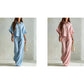 👚LAST DAY 49% OFF🌟🎁Women's Short Sleeve Shirt and Long Pants Set