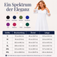 Legeres V-Ausschnitt-Midikleid für Damen