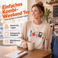 Niedliches grafisches Kurzarm-T-Shirt für Damen