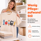 Niedliches grafisches Kurzarm-T-Shirt für Damen