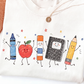 Niedliches grafisches Kurzarm-T-Shirt für Damen
