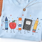Niedliches grafisches Kurzarm-T-Shirt für Damen