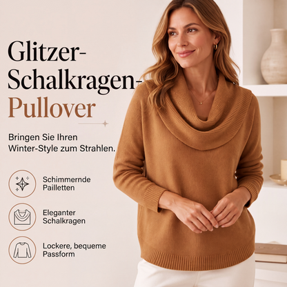 Elegant fallender Strickpullover