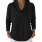 Elegant fallender Strickpullover