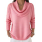 Elegant fallender Strickpullover
