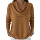 Elegant fallender Strickpullover