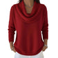 Elegant fallender Strickpullover