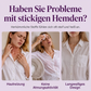 Kurzarmshirt für Damen aus Lochstickerei, Spitze und Burnout-Stoff