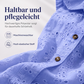 Kurzarmshirt für Damen aus Lochstickerei, Spitze und Burnout-Stoff