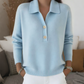 Elegante Strickpullover mit Reverskragen für Damen