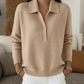 Elegante Strickpullover mit Reverskragen für Damen
