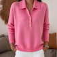 Elegante Strickpullover mit Reverskragen für Damen