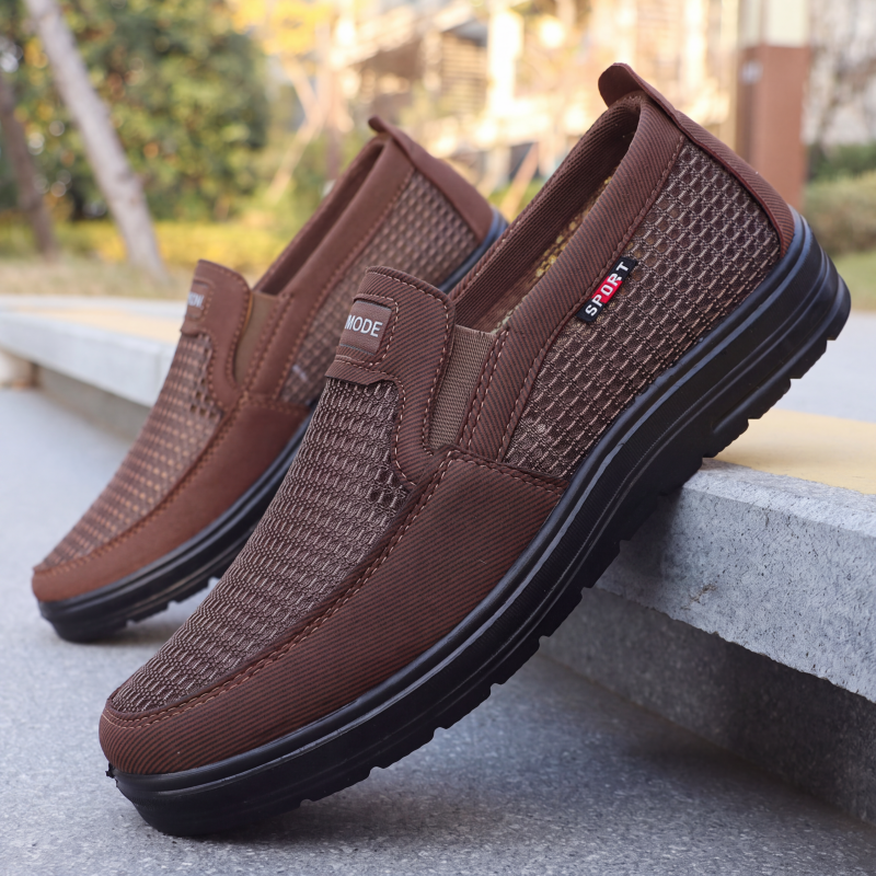 Atmungsaktive Mesh-Slip-On-Schuhe für Herren