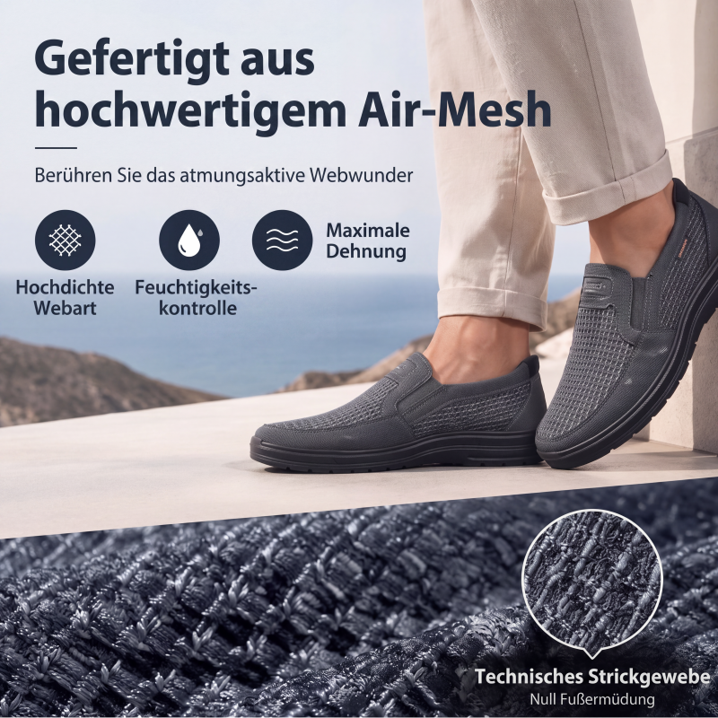 Atmungsaktive Mesh-Slip-On-Schuhe für Herren