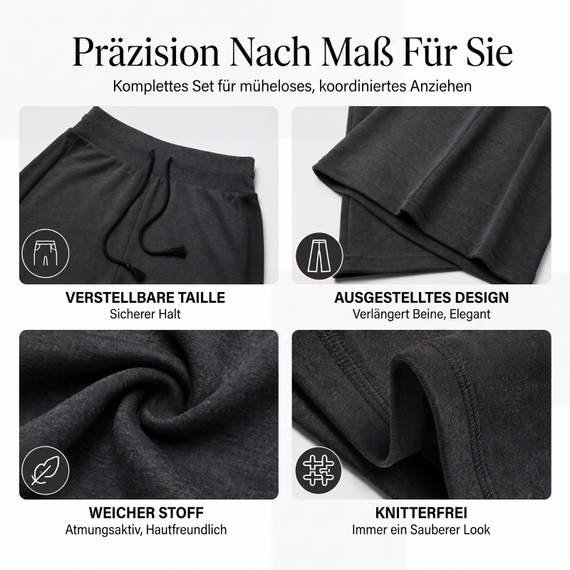Hochbundhosen für Damen im Schlaghosen-Stil