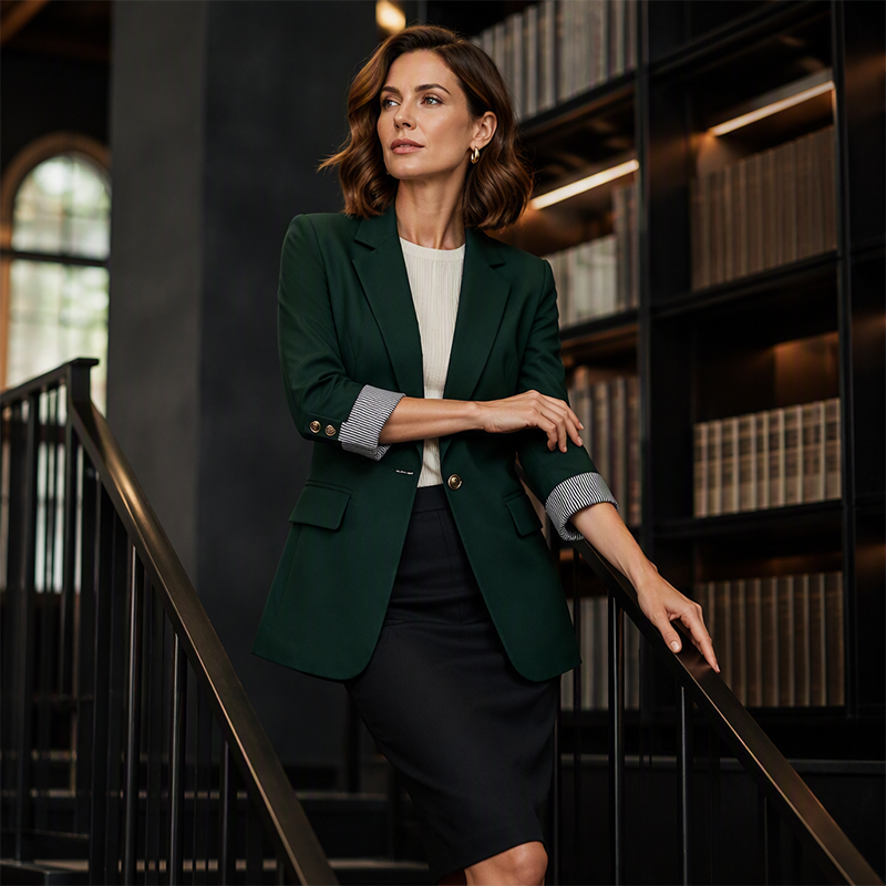 🎯 Einfach halber Preis – keine Spiele! Legerer Blazer für Damen