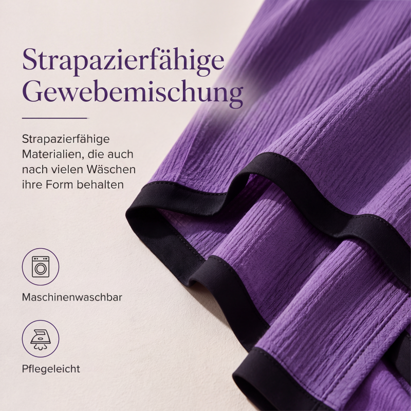 Zweiteiler für Damen: Lässige Tunika und Hose mit weitem Bein