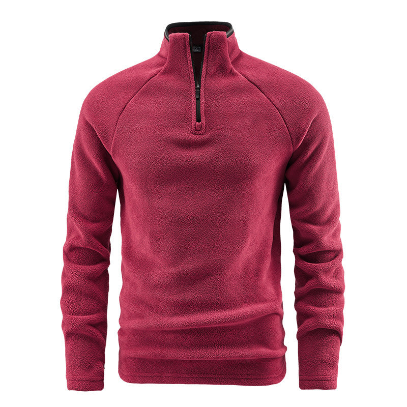 📢🎉50%Rabatt!!!🛍️✨Isolierende Fleece-Jacke mit halblangem Reißverschluss – perfekt zum Wandern und für den Alltag