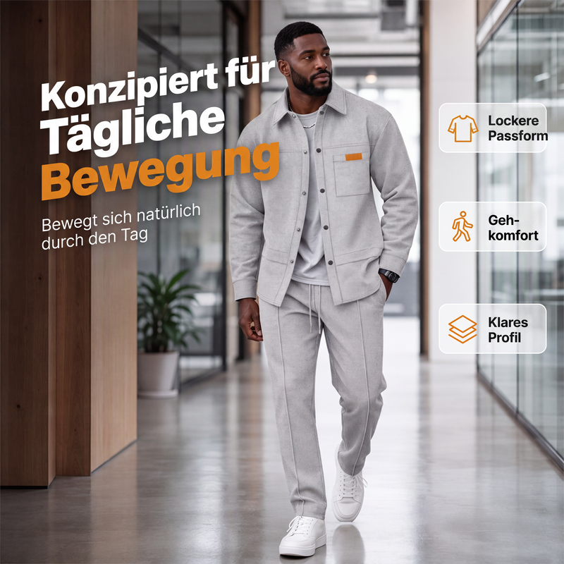 📢📢50%Rabatt!!!💎🧥 Herren-Waffel-Lounge-Set – bequem und vielseitig