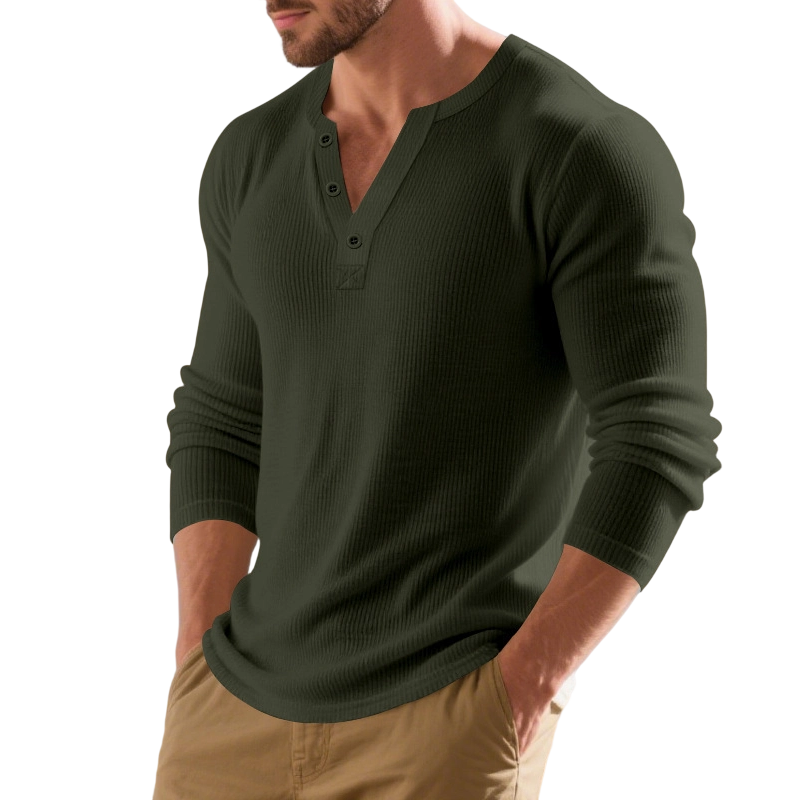 🔥Räumungsverkauf🔥Weiches, lässiges Langarm-Freizeitshirt für Herren