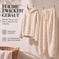 🍂🎁Neu für Herbst & Winter – 50% Rabatt für kurze Zeit!👚👖Thermo-Fleece-Pyjama-Set, warme Hauskleidung, 2-teilig, auch draußen tragbar
