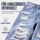 👖 50 % RABATT | Lässiger Streetstyle mit Charakter – Damen High-Waist Jeans mit weitem Bein & Destroyed-Details