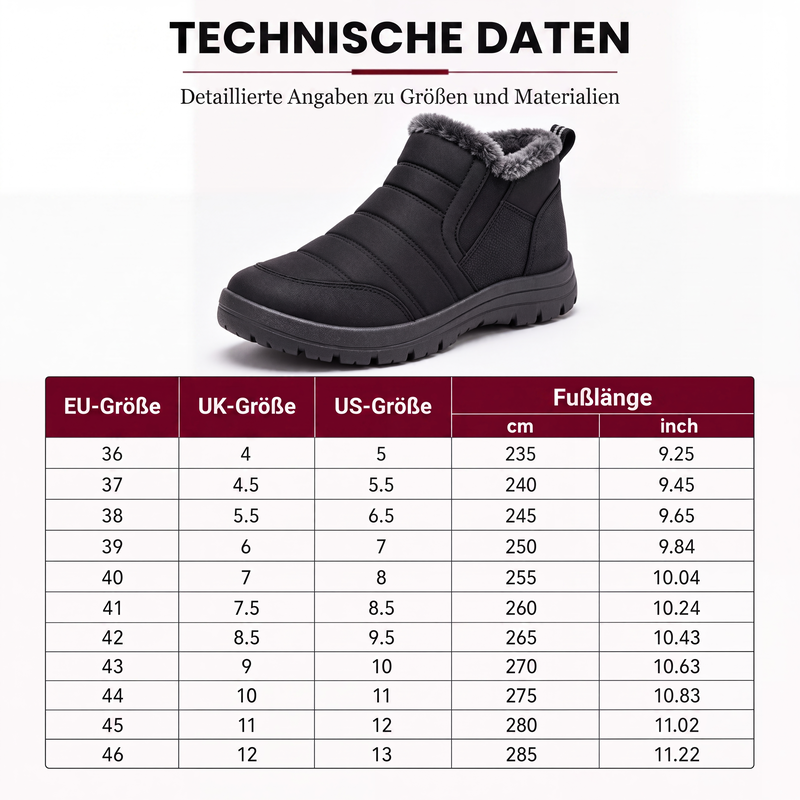 🥾 50 % RABATT | Warme Füße ohne lästiges Schnüren – Herren Winter-Slip-On Boots mit Plüschfutter
