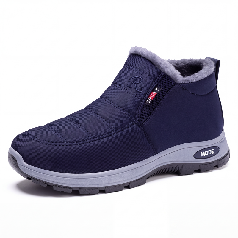 🥾 50 % RABATT | Warme Füße ohne lästiges Schnüren – Herren Winter-Slip-On Boots mit Plüschfutter
