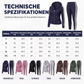 🎉🍂Herbstneuheit – 50% Rabatt!🧥👖Gestreiftes Damen-Set mit Kapuze und Reißverschluss, bestehend aus Kapuzenpullover und Hose