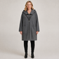 📢📢50% Rabatt!!! 🎉✨ Mittellange Damenjacke mit Kapuze & 2 Reißverschlüssen