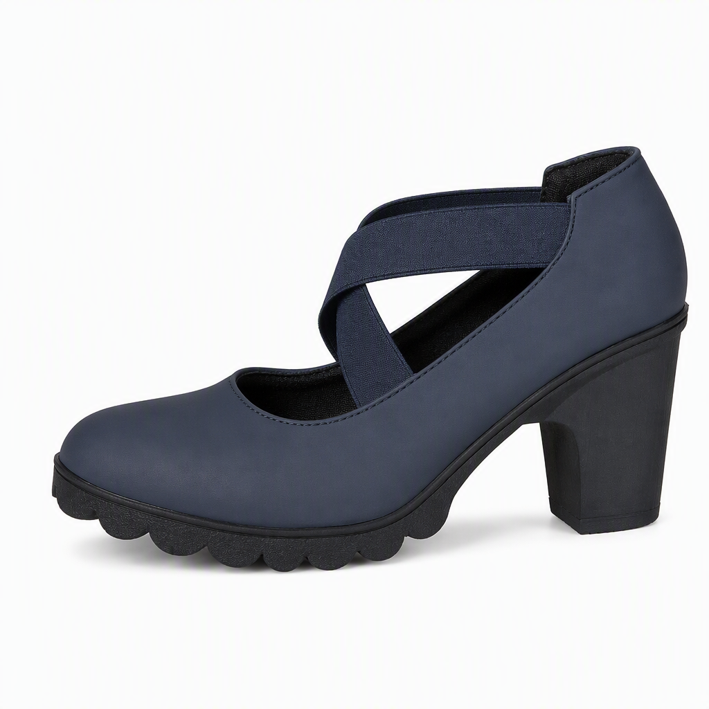 ⌛Zeitlich begrenzt – 50% Rabatt!!!🎉👠Mary-Jane-Schuhe für Damen mit runder Spitze, überkreuzten Riemen, Blockabsatz, Plateau und Cut-Out-Ausschnitten, hochhackig