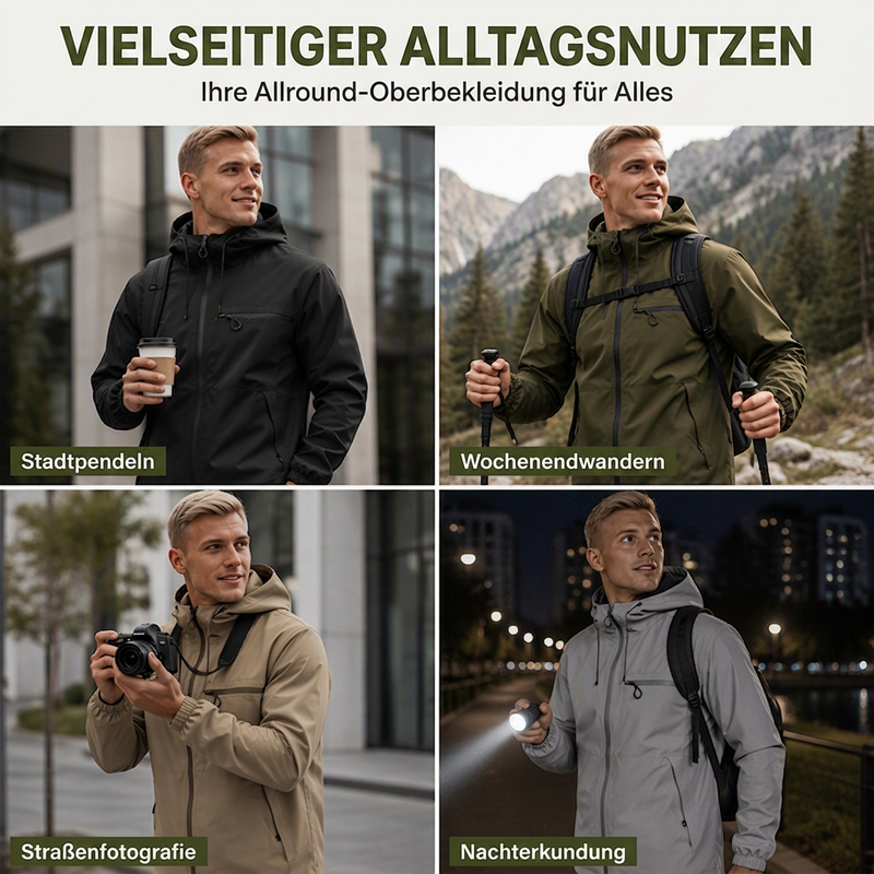 📢📢50% Rabatt!!! 🎉✨Wasserdichte Outdoor-Kapuzenjacke für Herren