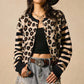 🔥Beliebtes Produkt ！✨Leoparden-Strickjacke für Damen