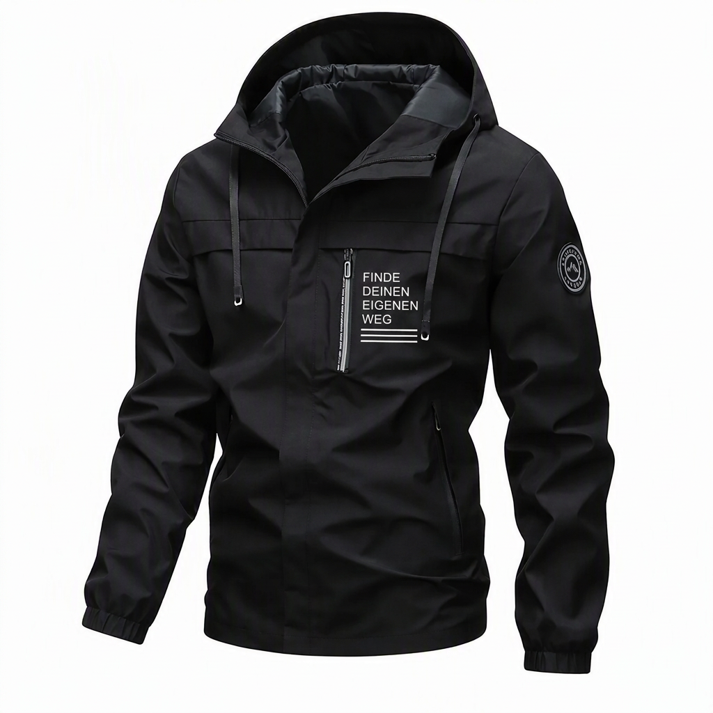 💎🔥 Bestseller –  Herren-Outdoor-Windjacke mit abnehmbarer Kapuze