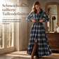 📢🎉50%Rabatt!!!🛍️🍂 Plus-Size-Kleid im französischen Vintage-Karomuster – Feminin, bequem & immer passend
