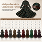 📢🎉50%Rabatt!!!🛍️🍂 Plus-Size-Kleid im französischen Vintage-Karomuster – Feminin, bequem & immer passend