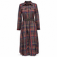 📢🎉50%Rabatt!!!🛍️🍂 Plus-Size-Kleid im französischen Vintage-Karomuster – Feminin, bequem & immer passend