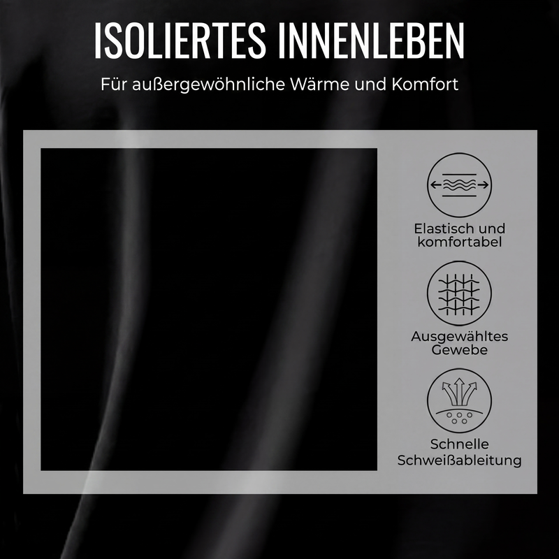 Herren-Pullover mit Stehkragen und Viertelreißverschluss