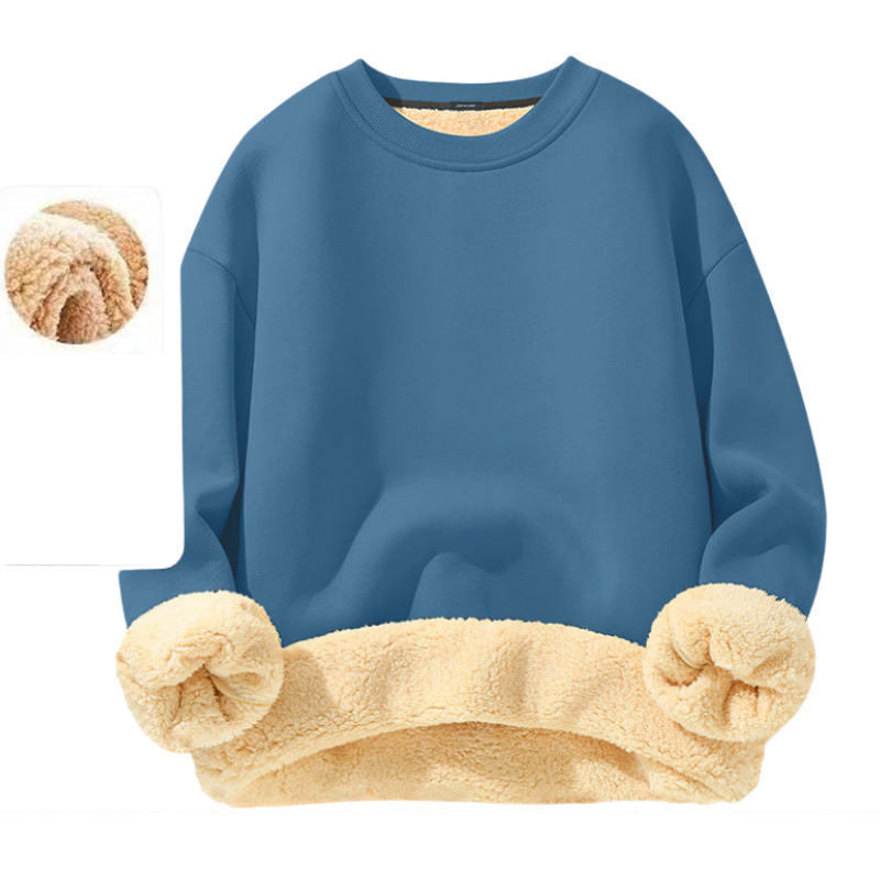 🔥Räumungsverkauf🔥Herren-Sweatshirt mit Fleecefutter und Rundhalsausschnitt