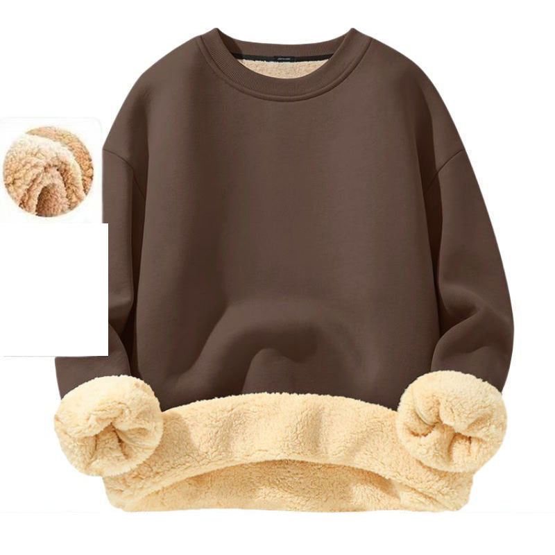 🔥Räumungsverkauf🔥Herren-Sweatshirt mit Fleecefutter und Rundhalsausschnitt
