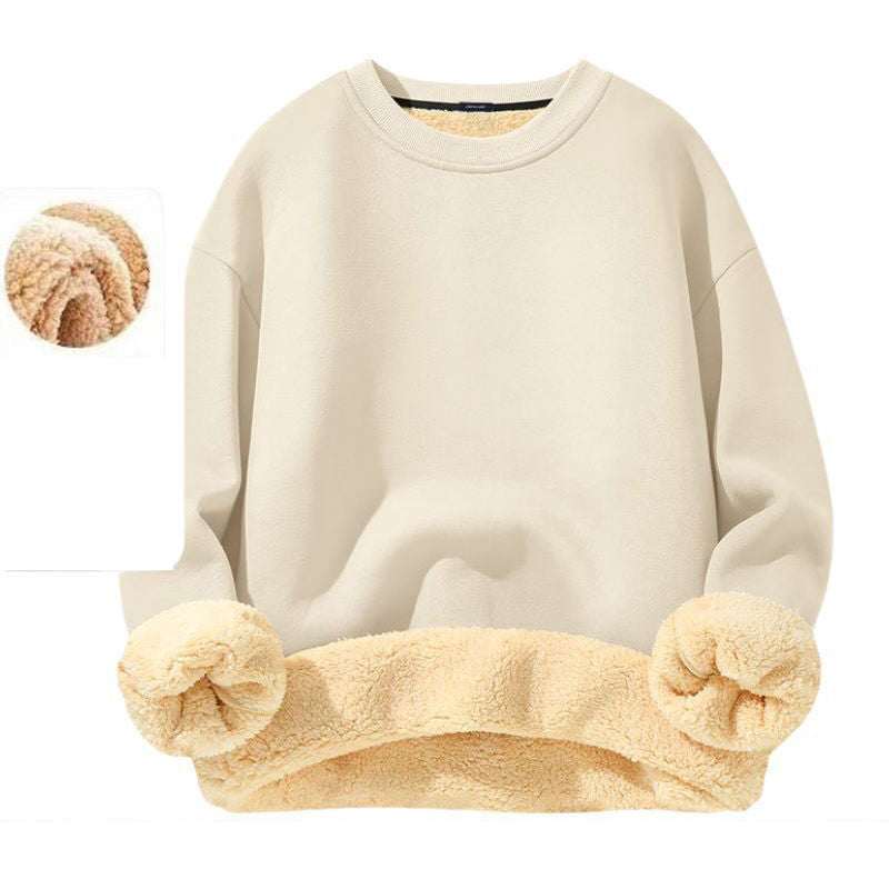 🔥Räumungsverkauf🔥Herren-Sweatshirt mit Fleecefutter und Rundhalsausschnitt