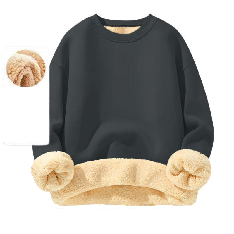 🔥Räumungsverkauf🔥Herren-Sweatshirt mit Fleecefutter und Rundhalsausschnitt