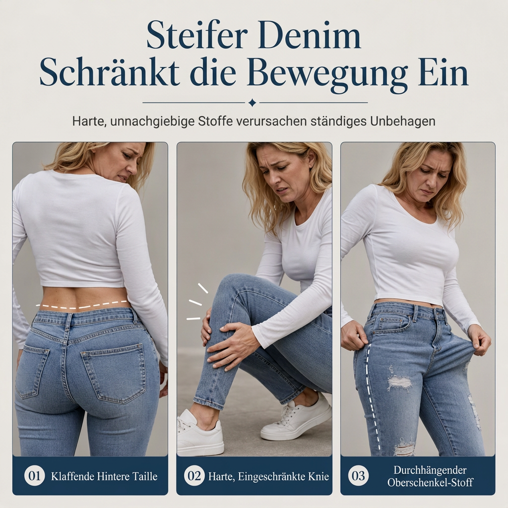 🔥Beliebtes Produkt✨Damen High Waist Ripped Skinny Jeans, Destroyed Dehnbare Denim-Hose